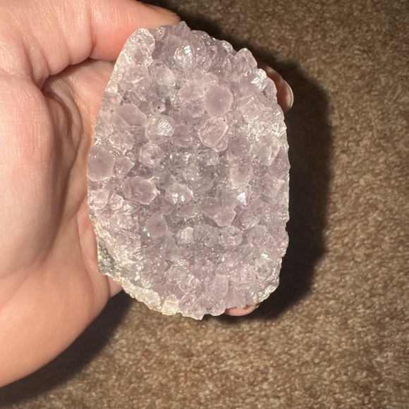 Decorative Amethyst and Crystal Cluster Set - Purple, Orange, White - Picture 3 of 6